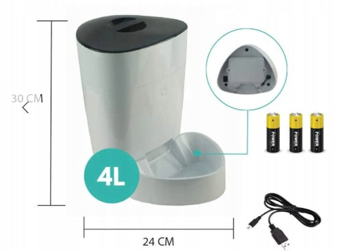 Smart Paws Automatic Food Feeder WiFi Pet Cat Dog Dispenser Manufacturer code PK