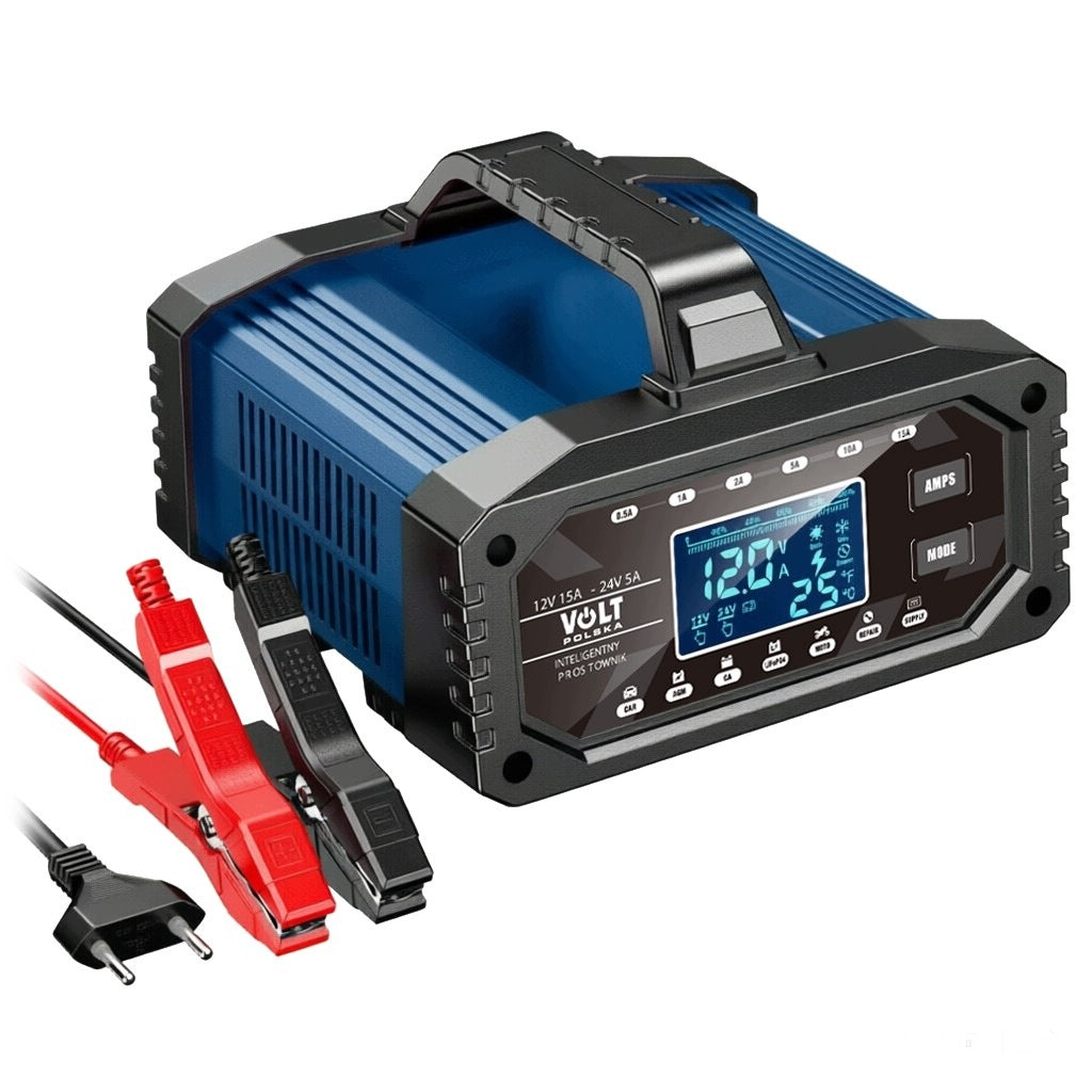 Smart Rectifier 10-Stage 12V 15A/24V 5A NAVY BLUE