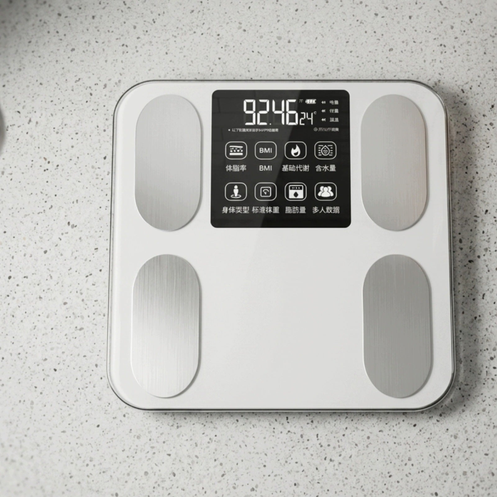 Smart Scale with LCD Screen Tempered Glass Smart Scale Digital for Families Packaging status original