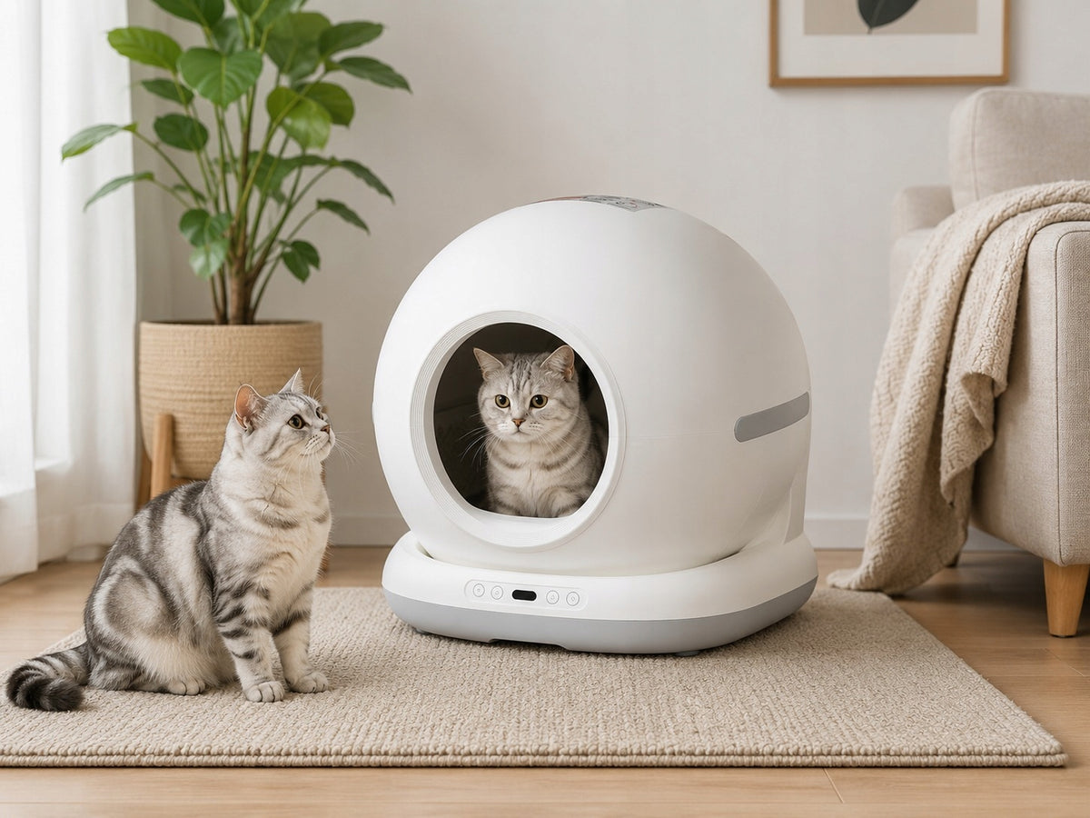 Smart Self-Cleaning Cat Litter Box CLB-W1 Wi-Fi White Myers
