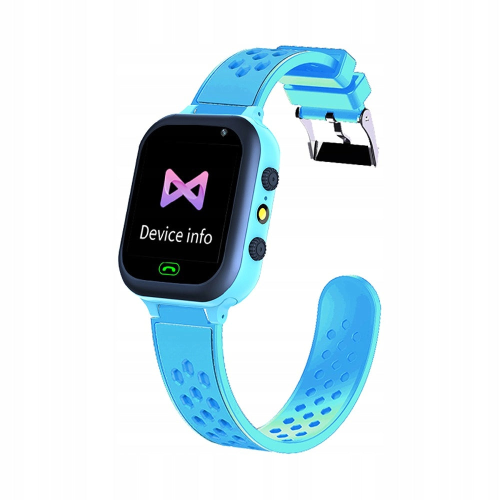 Smart Smartwatch Children's Watch with GPS Function Blue SIM