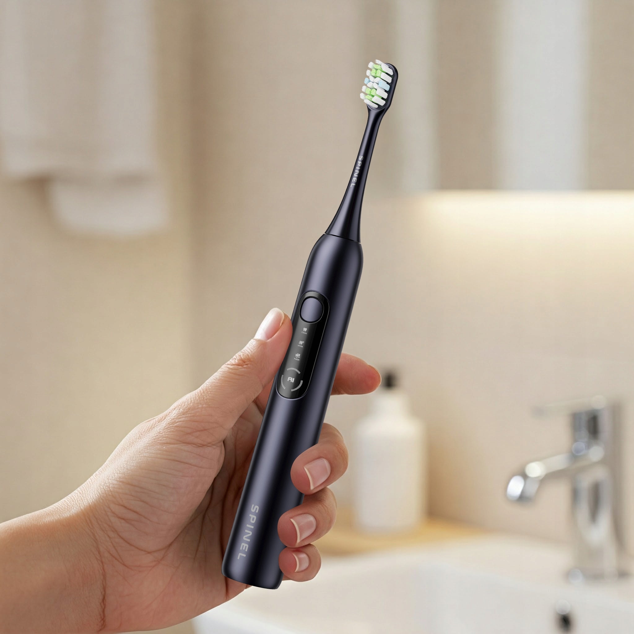 Smart Sonic Toothbrush SPINEL PRO AI+Electric Set Brand Spinel