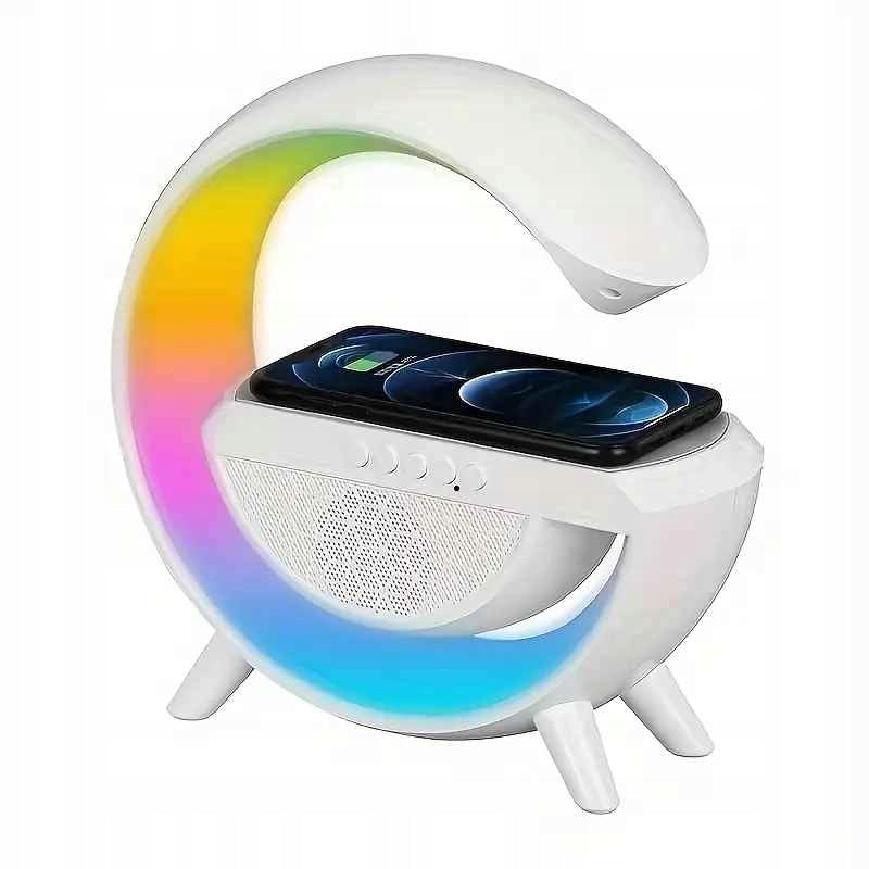 Smart Speaker Wireless Multifunction Lamp Charger QI 3in1