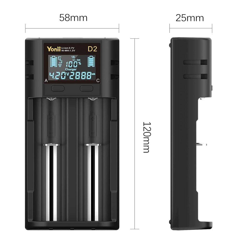 Smart USB LCD charger, dual socket design Brand no brand
