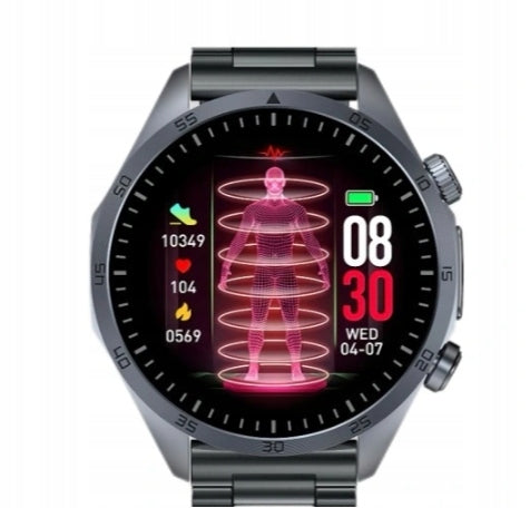 Smart Watch with CES ECG Pulse Massage and PAS Health Measurements Manufacturer code Tvmsmart2023
