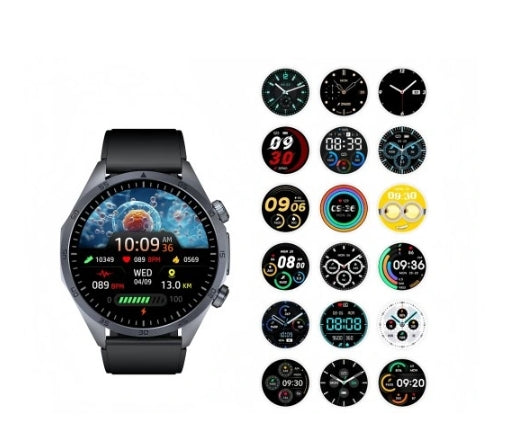 Smart Watch with CES ECG Pulse Massage and PAS Health Measurements