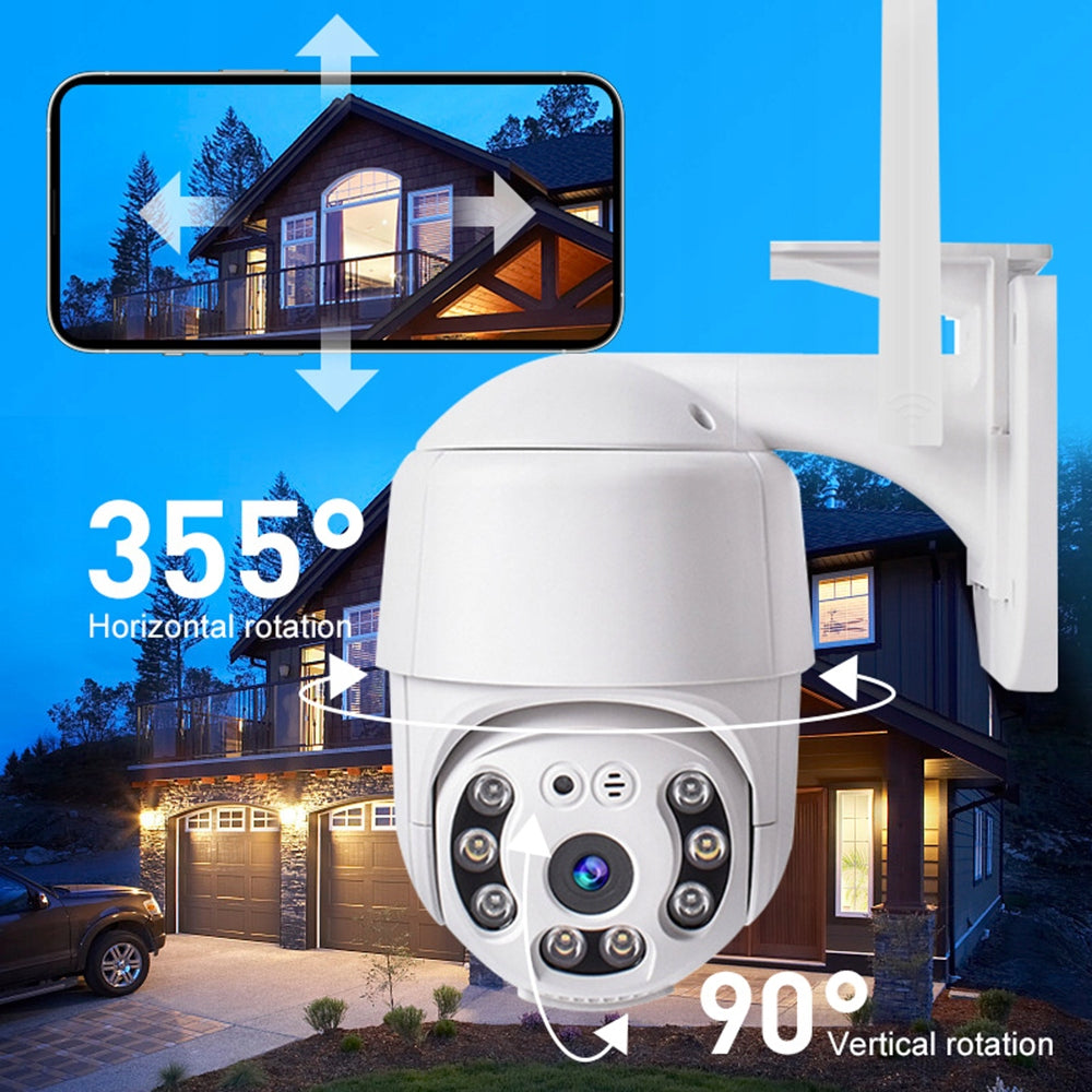 Smart WiFi 1080P Camera System Waterproof Wireless Security Camera Model 0863ZTDK
