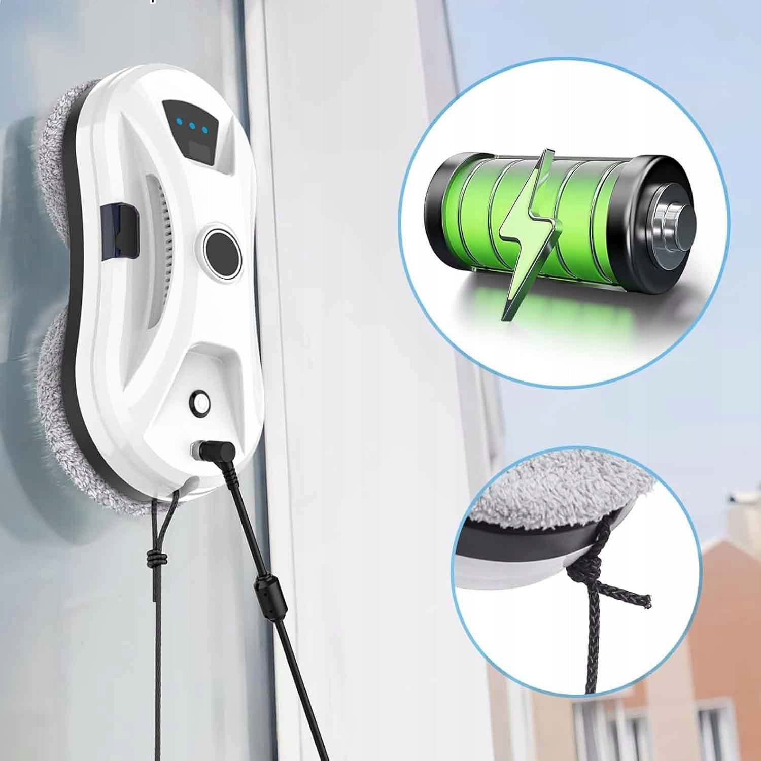 Smart Window Cleaning Robot Glass Remote Control Automatic 10 Overlays Brand no brand