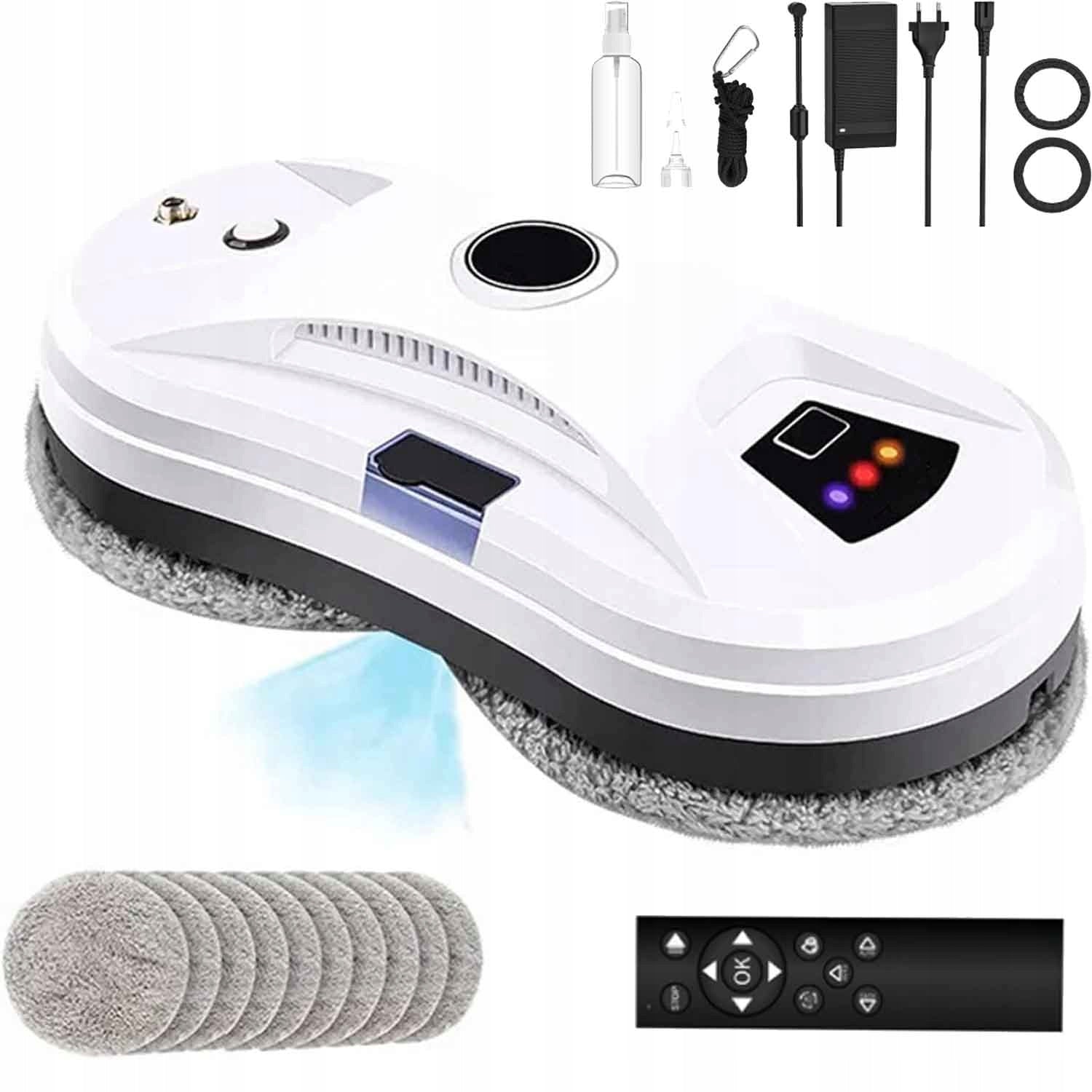 Smart Window Cleaning Robot Glass Remote Control Automatic 10 Overlays