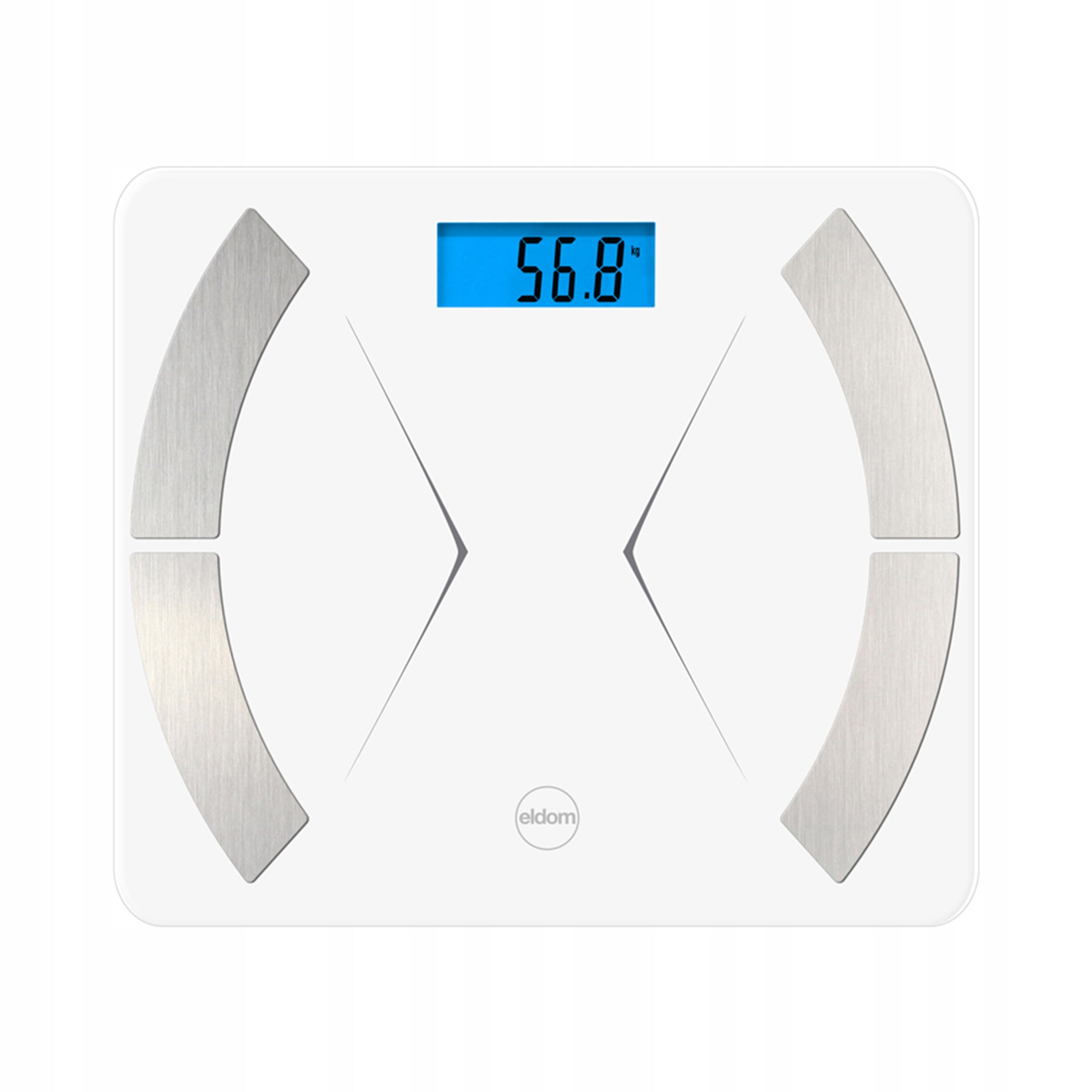 Smart bathroom scale bluetooth Eldom TWO500 white Brand no brand
