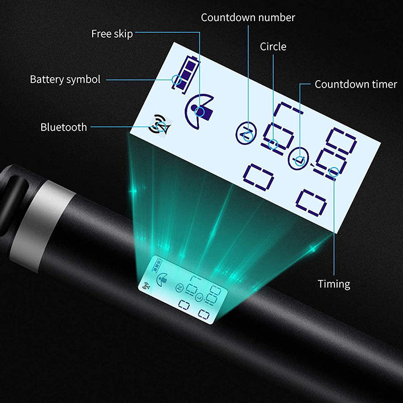 Smart fitness švihadlo s LCD displejom Bluetooth aplikácia Manufacturer code RS1949B