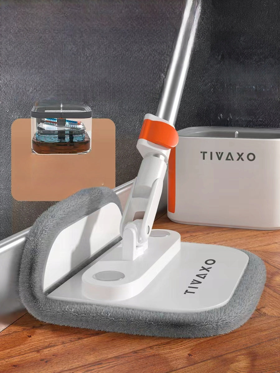 Smart flat mop with dirty and clean water separator TIVAXO A12 Brand TIVAXO