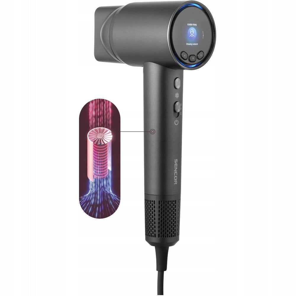 Smart hair dryer Sencor SHD 8600BK 5 operating modes