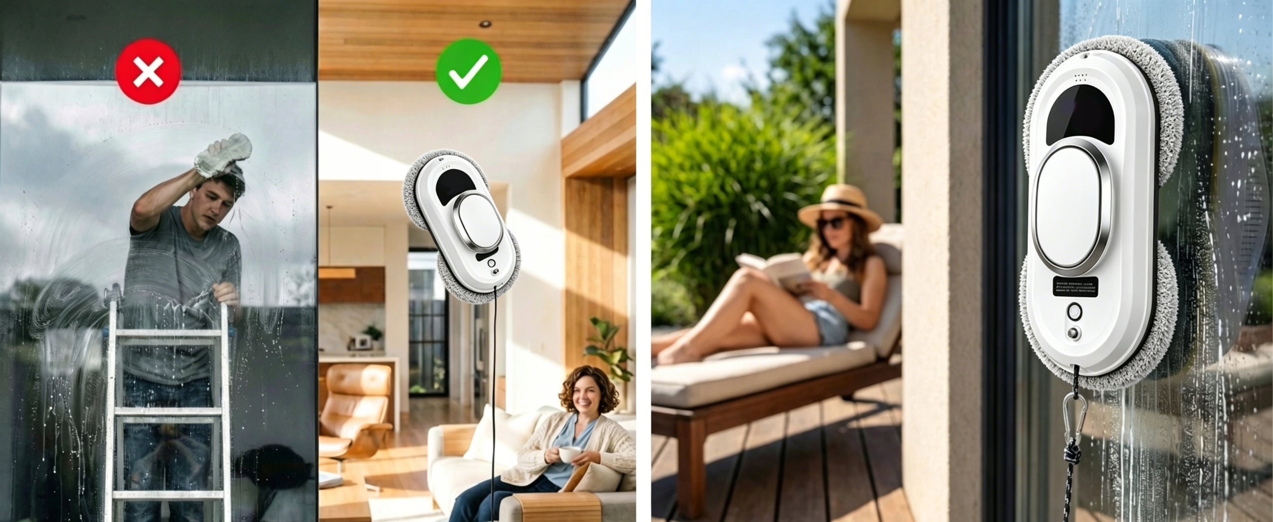 Smart washer for windows and mirrors | full cleaning kit Manufacturer code PSPL_Hub