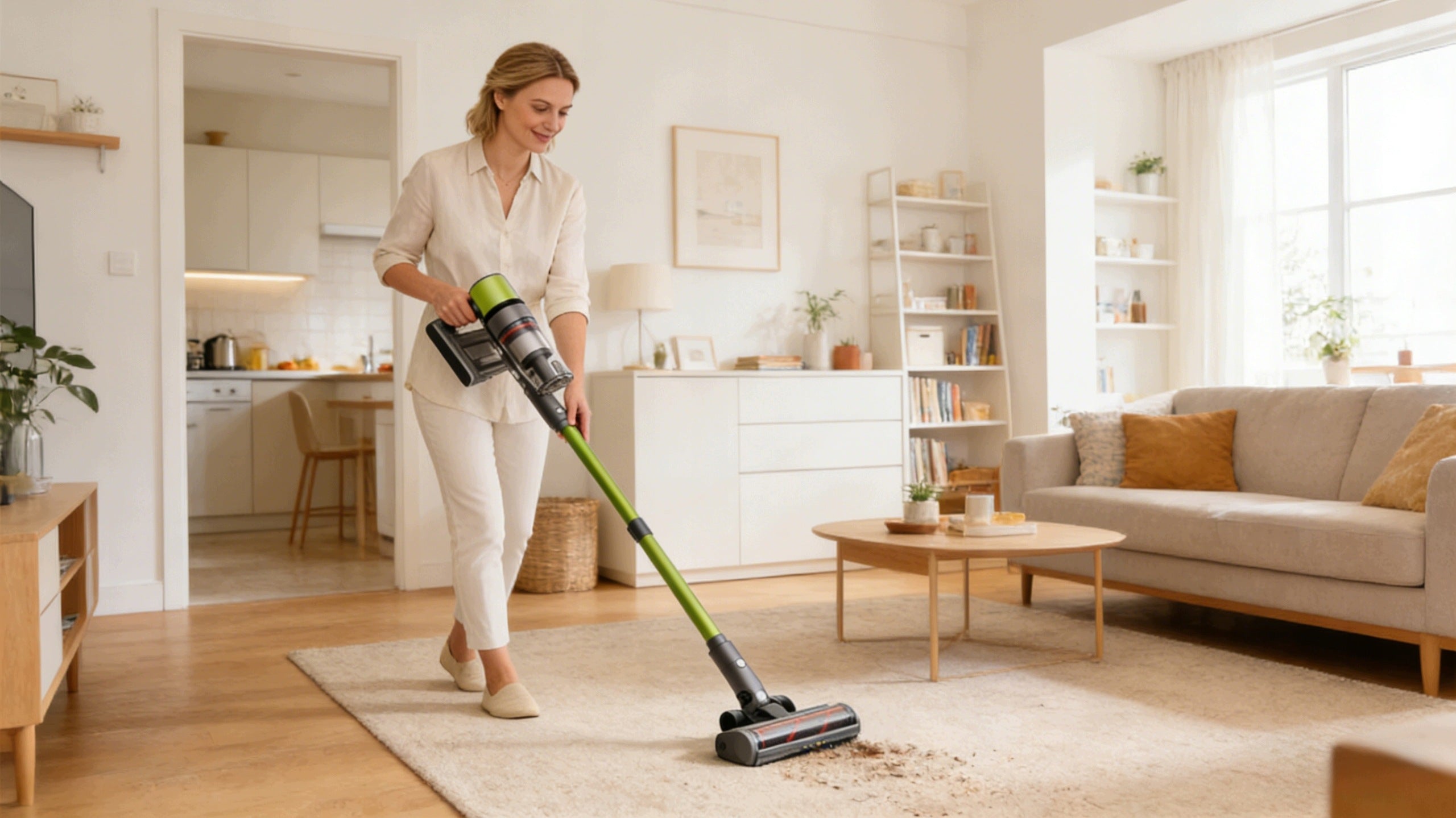 SmartAi V6 Cordless Upright Vacuum Cleaner Smart 650W EU Suction Power Brand Smart AI
