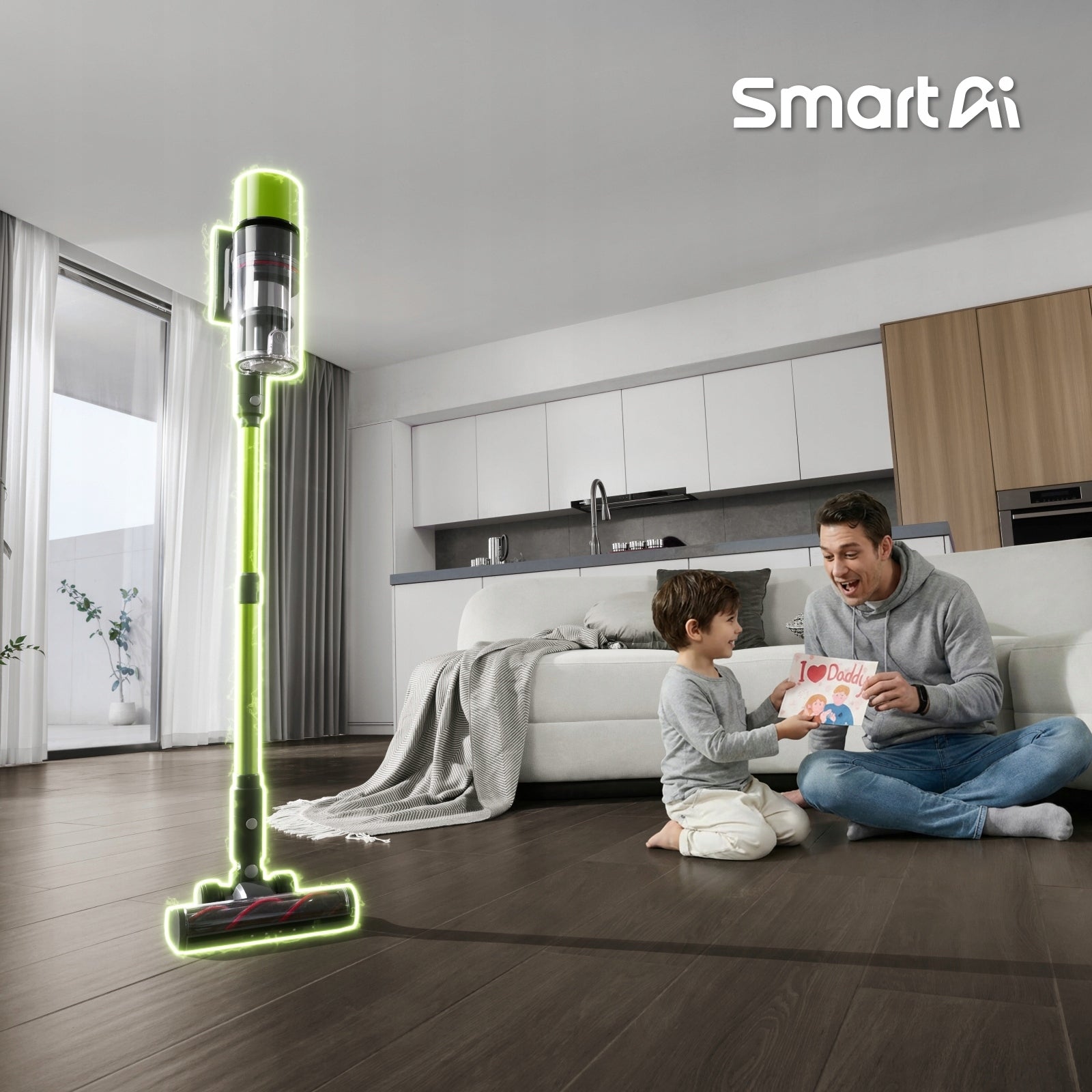 SmartAi V6 Smart Vacuum Cleaner for Home/Industrial Use, 650W, 29.6V, Manufacturer code Inteligentny odkurzacz 999