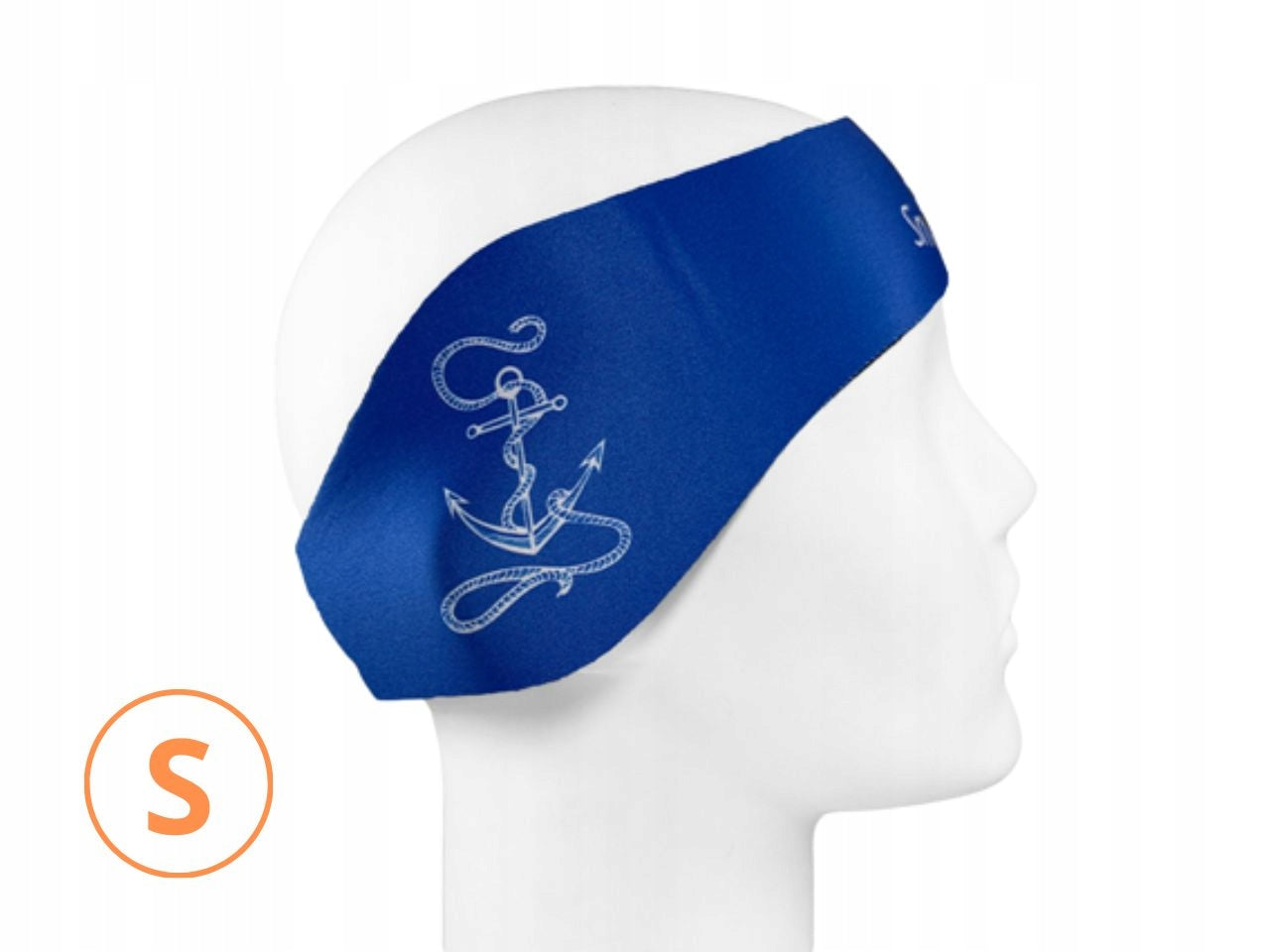 SmartEar protective swimming ear band neoprene navy blue S