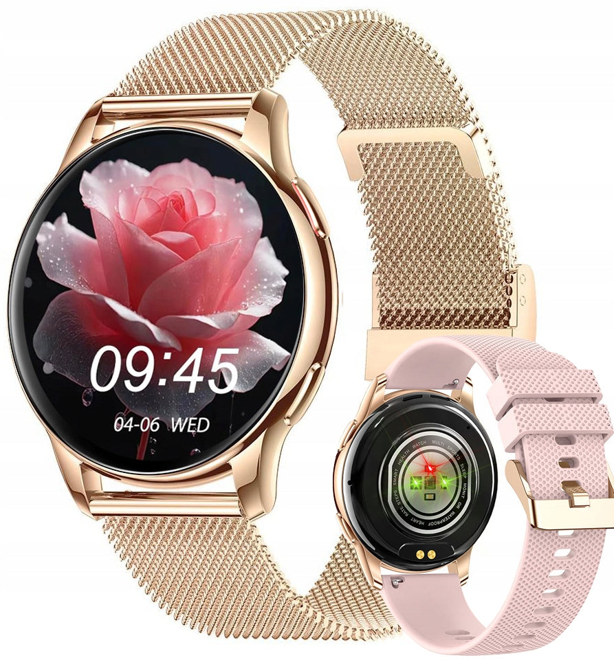 SmartWatch ECG Women's Watch BMI GLUCOSE Measurement AMOLED CONVERSATION PRESSURE Brand Lazird