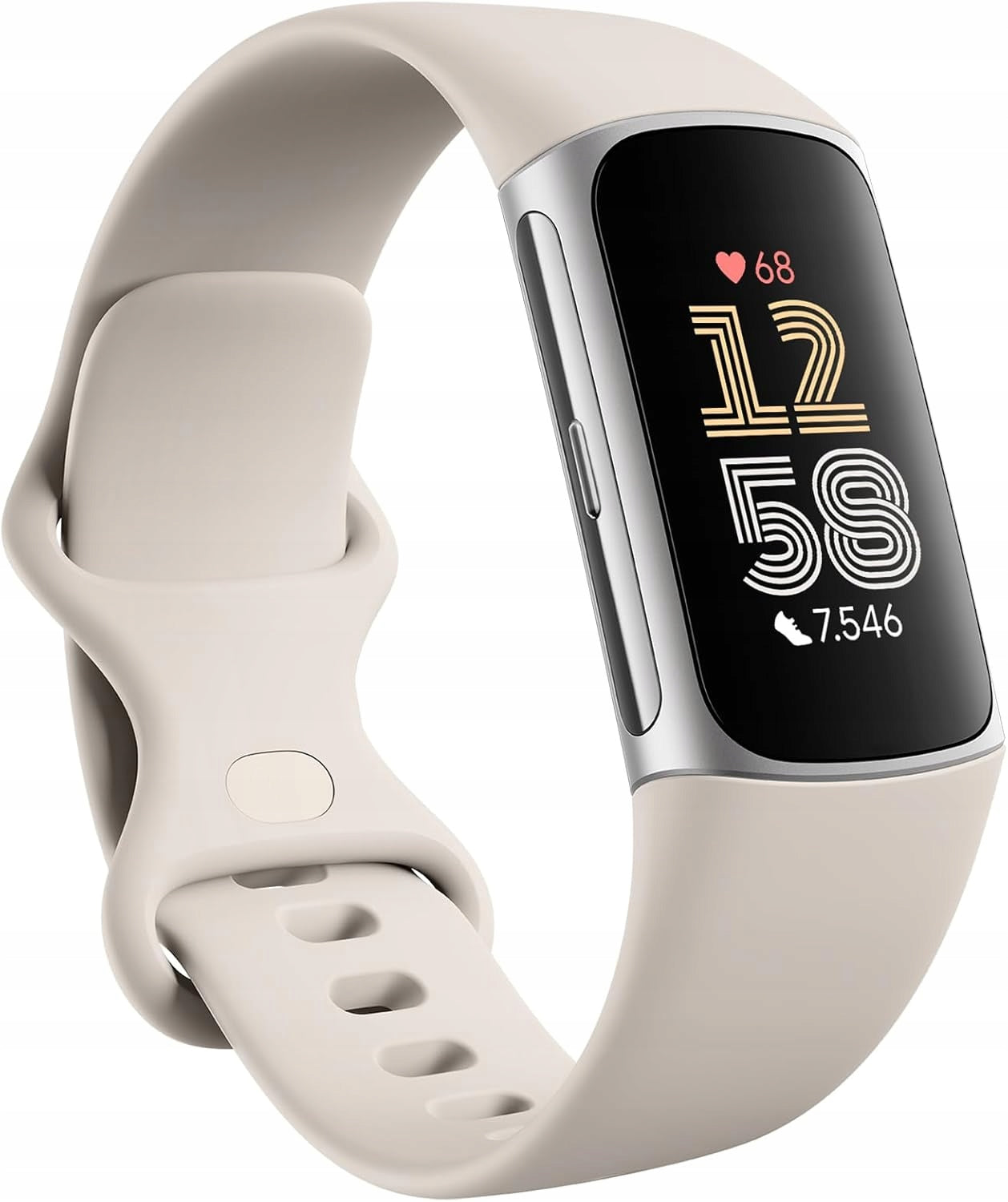 Smartband Fitbit Charge 6 porcelain-silver