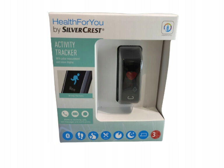 Smartband SilverCrest Activity Tracker black Packaging status original