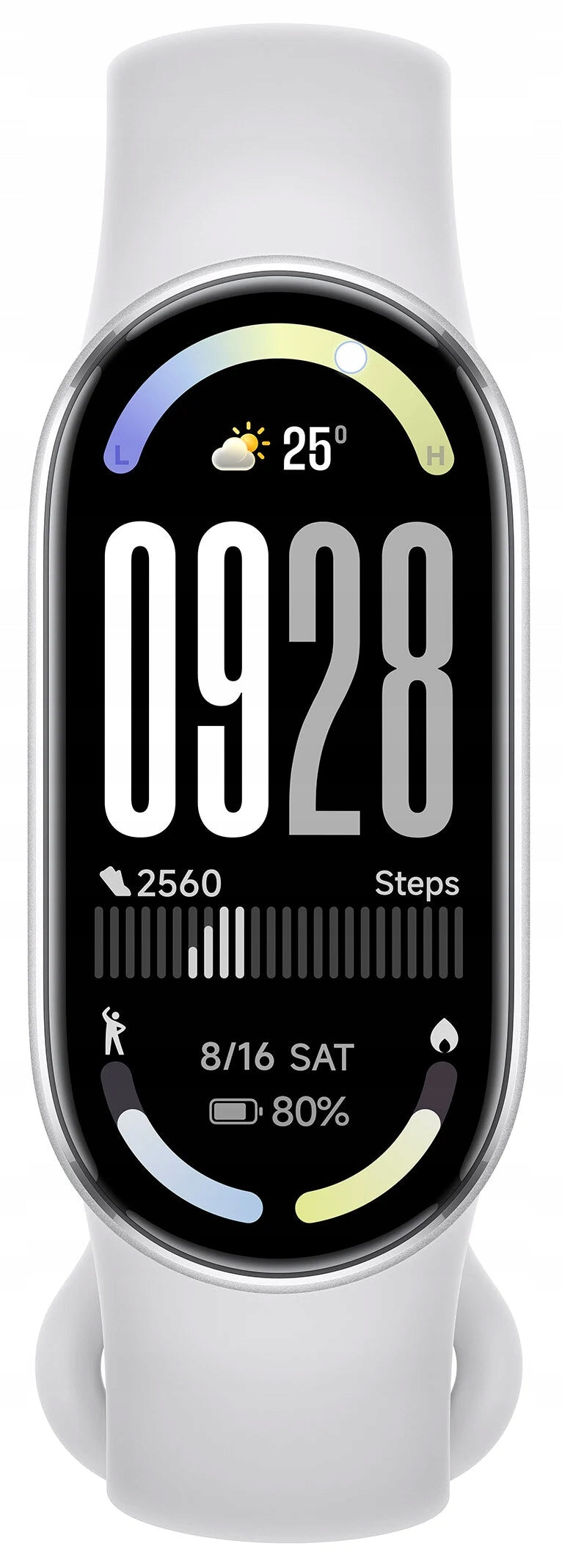 Smartband XIAOMI Mi Band 10 Silver Batteries included yes