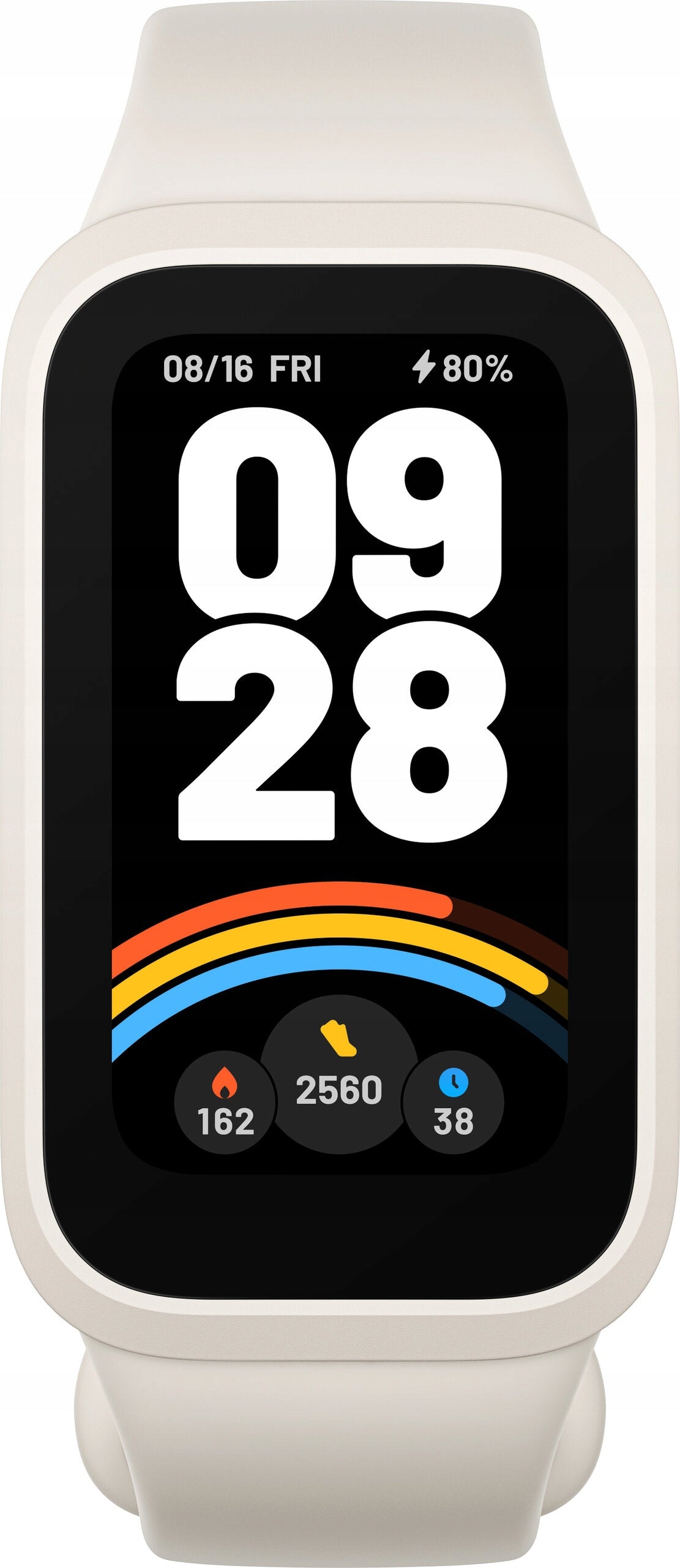 Smartband XIAOMI Mi Band 9 Active Beige and white Batteries included yes