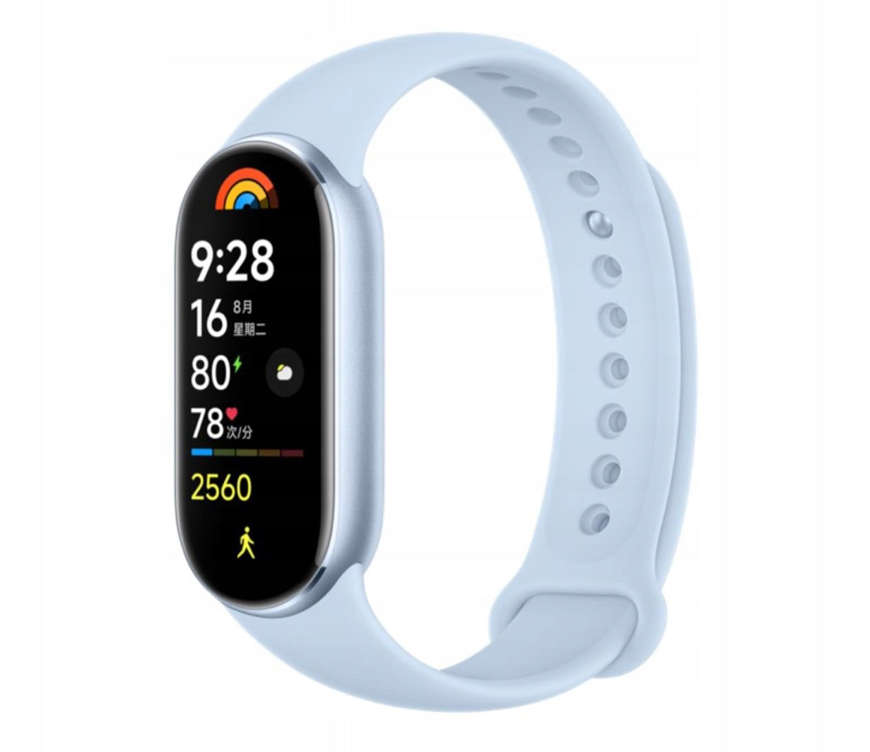Smartband Xiaomi Mi Band 9 Arctic Blue SpO2 AMOLED 5ATM Packaging status original