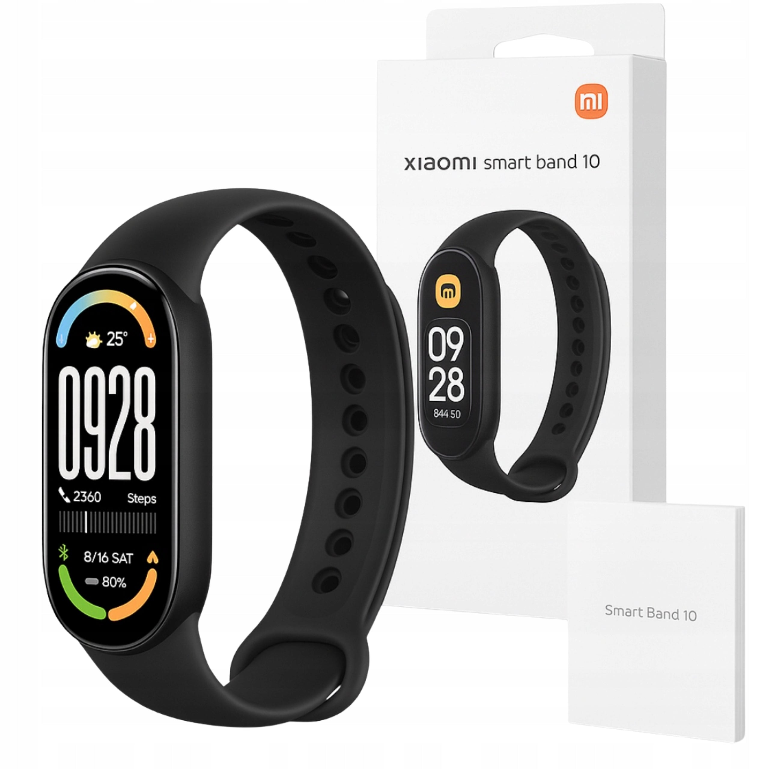 Smartband Xiaomi Smart Band 10 Black AMOLED Screen Heart Rate Monitor Sports Modes