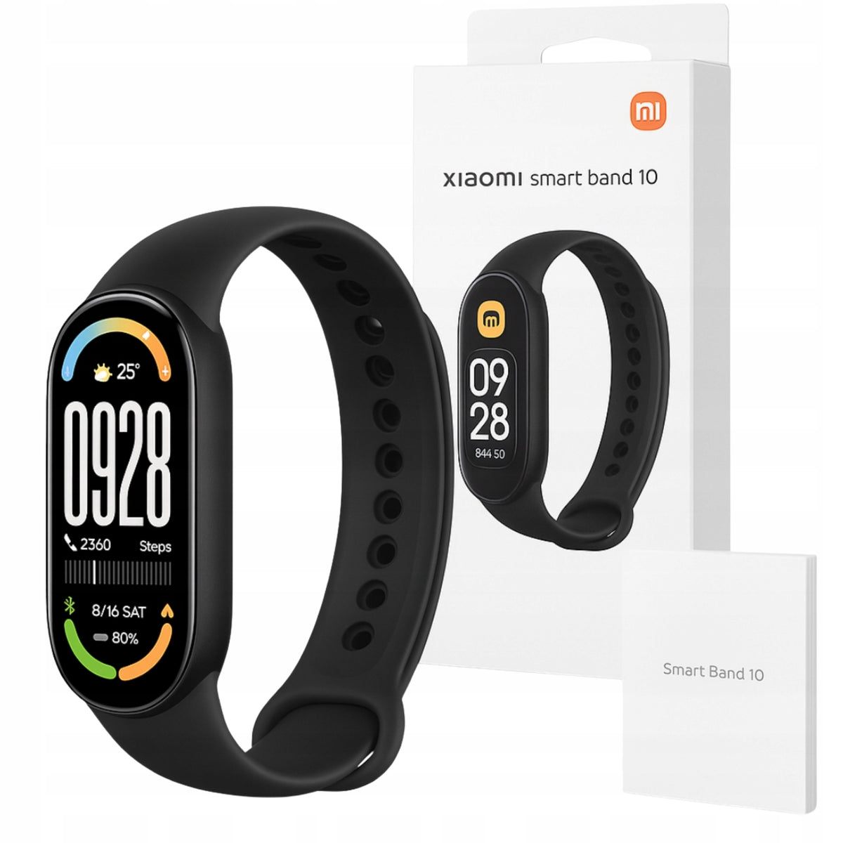 Smartband Xiaomi Smart Band 10 Black AMOLED Screen Heart Rate Monitor Sports Modes