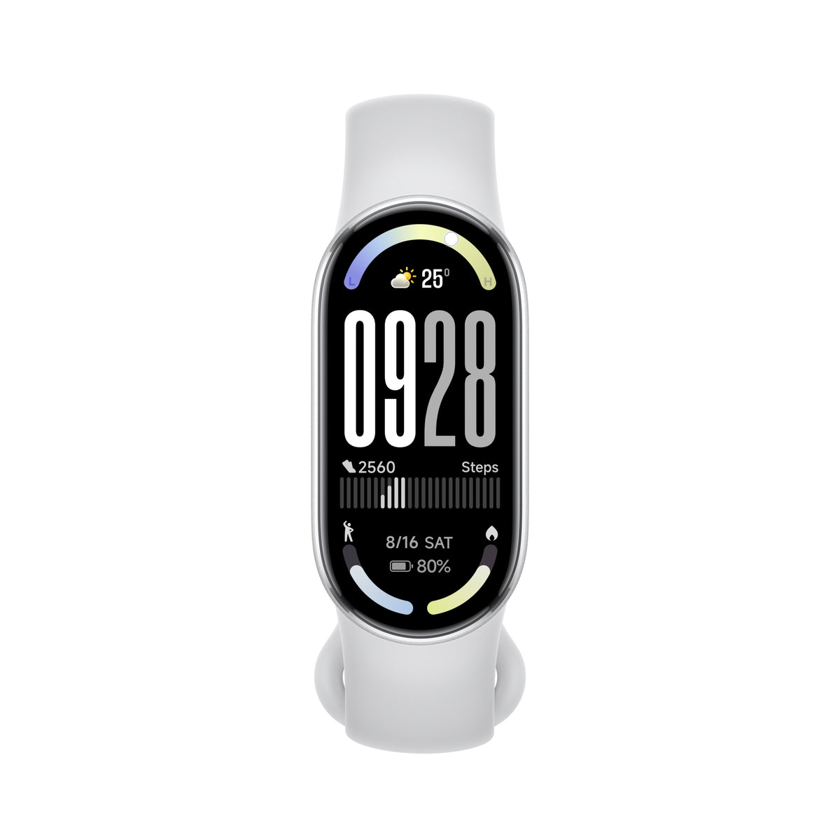 Smartband Xiaomi Smart Band 10 Silver AMOLED Heart Rate Monitor Sports Pedometer Manufacturer code BHR8642GL