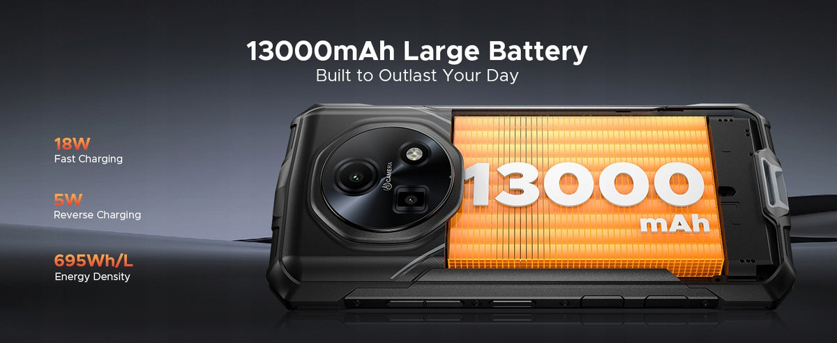 Smartfon DOOGEE FIRE5Ultra 6.6" 32RAM+256GBROM NFC 13000mAh android 15 48MP Manufacturer code 6923740293461