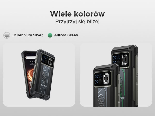 Smartfon Pancerny 5G DOOGEE FIRE6MAX 6.72“ 20/256GB 50MP 20800mAh NFC WIFI6 Brand DOOGEE