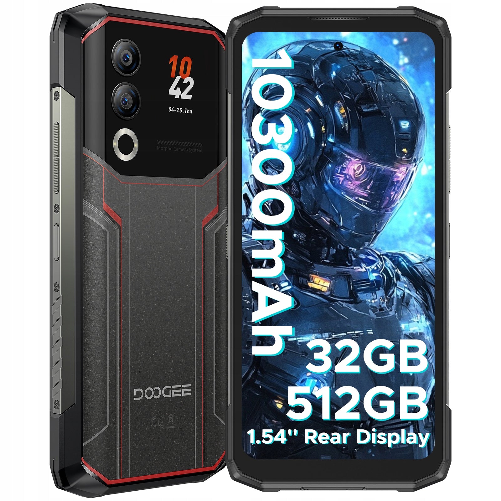 Smartfon Pancerny Android BLADE20ULTRA 36+512GB DUAL SIM/NFC/1.54”/IP68/69K