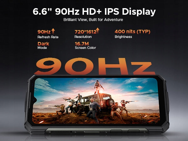 Smartfon Pancerny Android DOOGEE FIRE5UlTRA 8+256G 13000mAh 2SIM/NFC/1200LM Brand DOOGEE