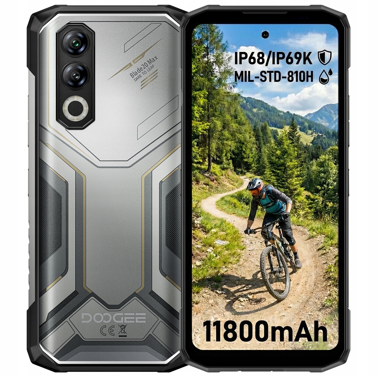 Smartfon Pancerny DOOGEE BLADE20MAX 1TB NFC DUAL SIM 11800mAh WODOODPORNY