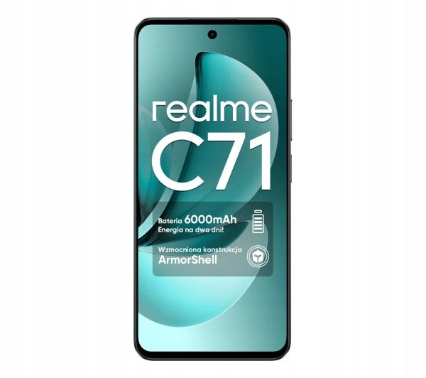 Smartfon realme C71 8/256GB Dual SIM LCD 4G LTE NFC Zielony Manufacturer code RMX5303