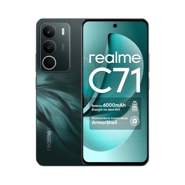Smartfon realme C71 8/256GB Dual SIM LCD 4G LTE NFC Zielony