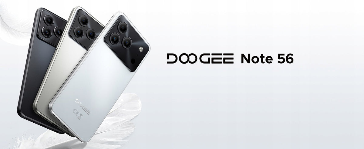 Smartfone DOOGEE Note56 6.56”HD+90Hz 24/64GB 6150mAh Android16/OTG/8.45mm Packaging status original