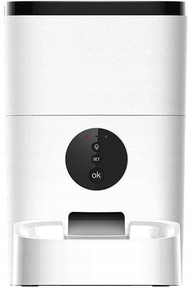 Smartlife Wifi Automatický dávkovač granulí 6 L, Bílá/Černá