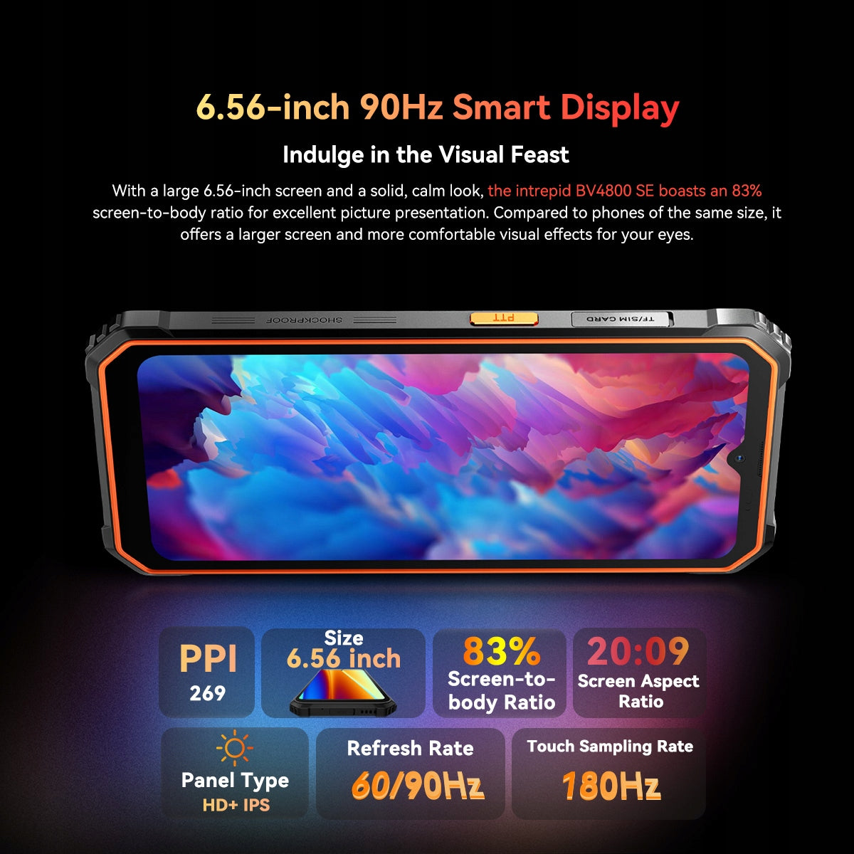Smartphone Blackview BV4800 4 GB / 64 GB 4G (LTE) orange Brand Blackview