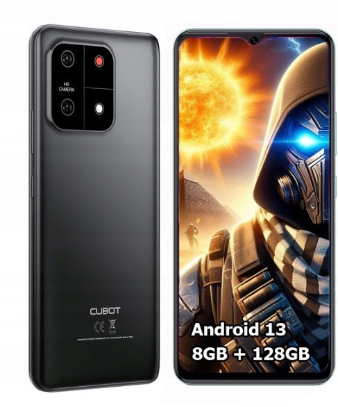 Smartphone CUBOT A1 6,56" 8/128GB DUAL SIM LTE ANDROID 13 + CASE + FHYDRO