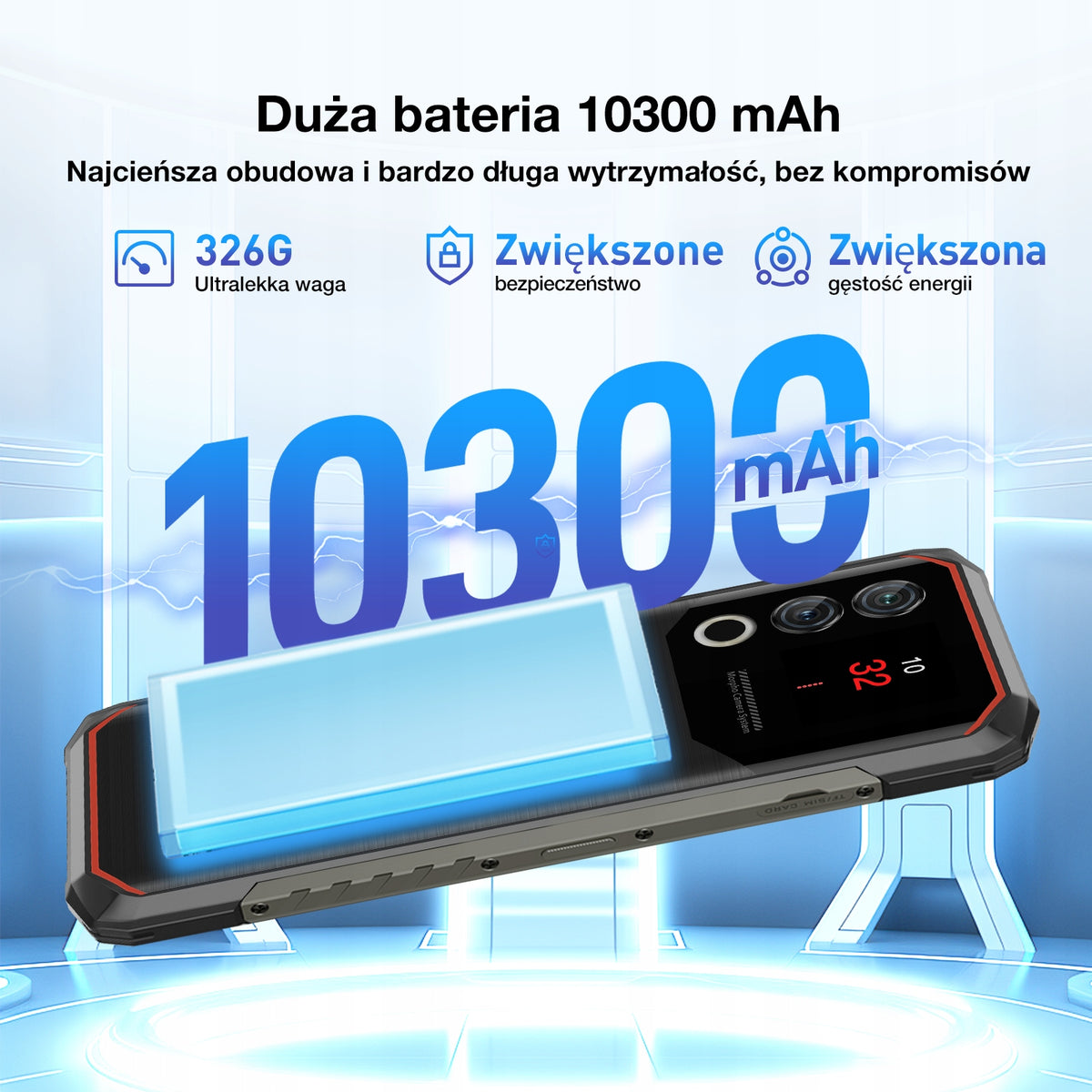 Smartphone DOOGEE BLADE 10 MAX 20/256GB 10300mAh Android14 6,56" 50MP NFC LTE Manufacturer code 6923740229187