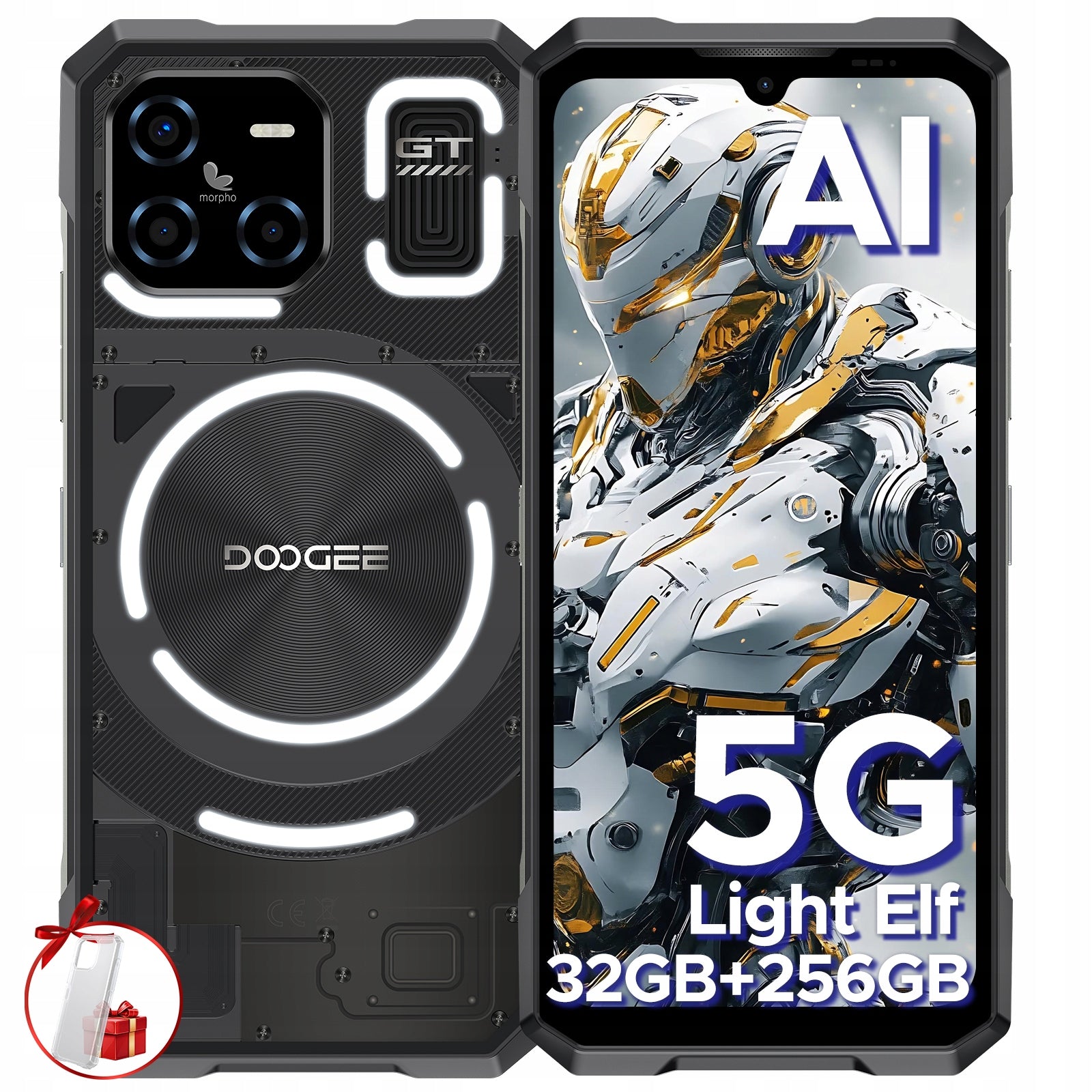 Smartphone DOOGEE BLADEGT 5G 6.72" 32/256GB 120Hz 5500mAh 48MP NFC WiFi6 AI