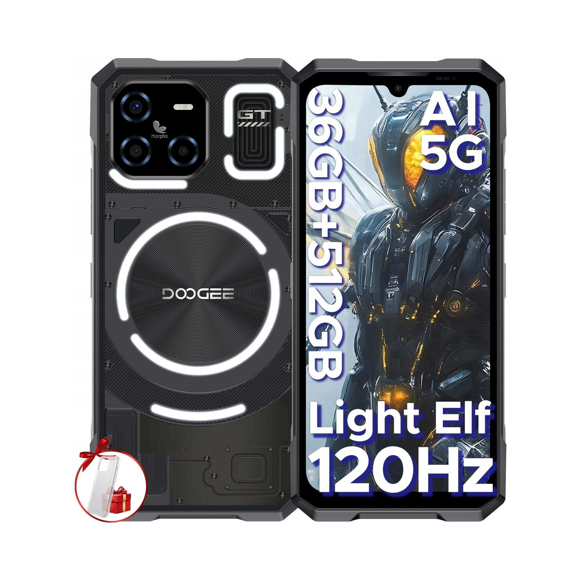 Smartphone DOOGEE Blade GT Ultra 5G 16+20GB/512GB 5500mAh 120Hz