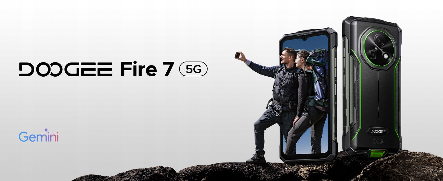 Smartphone DOOGEE Fire 7 5G 16+256GB Android 15 6.6" 13000mAh 64MP/OTG/NFC Manufacturer code DGSM-FIRE7-GRE