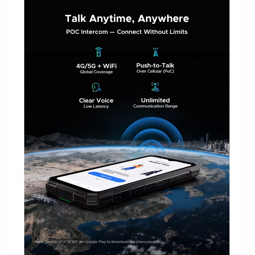 Smartphone DOOGEE Fire 7 Pro 32 GB / 256 GB 5G silver Built-in memory 256 GB