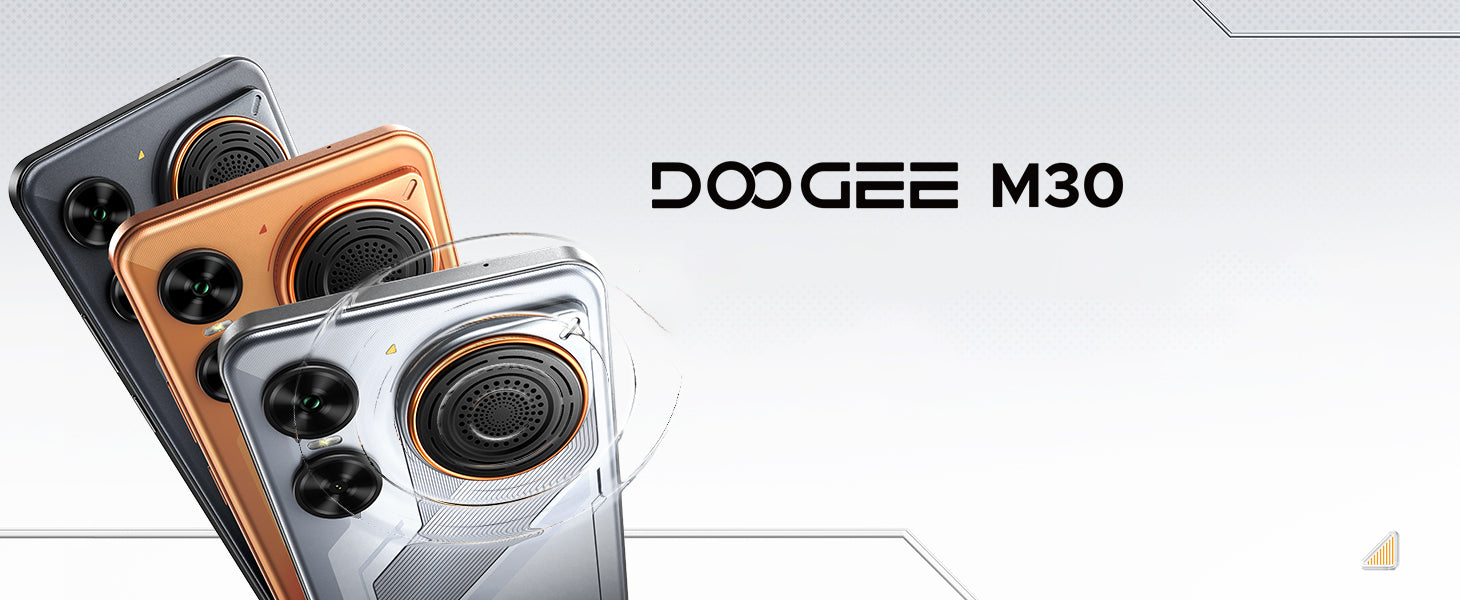 Smartphone DOOGEE M30 6/256GB 4G LTE Android16 DUAL SIM NFC 6.88'' 8000mAh Charger included yes
