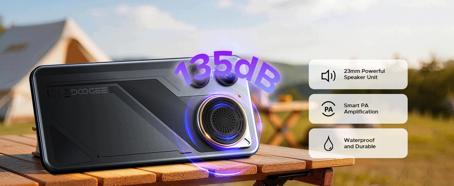Smartphone DOOGEE M30 6/256GB 4G LTE Android16 DUAL SIM NFC 6.88'' 8000mAh Headphones included no