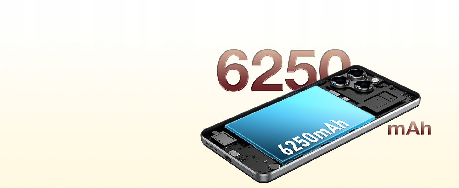 Smartphone DOOGEE Note 58 6.75" Android 16 32GB/128GB 6250mAh NFC NATURE Headphones included no