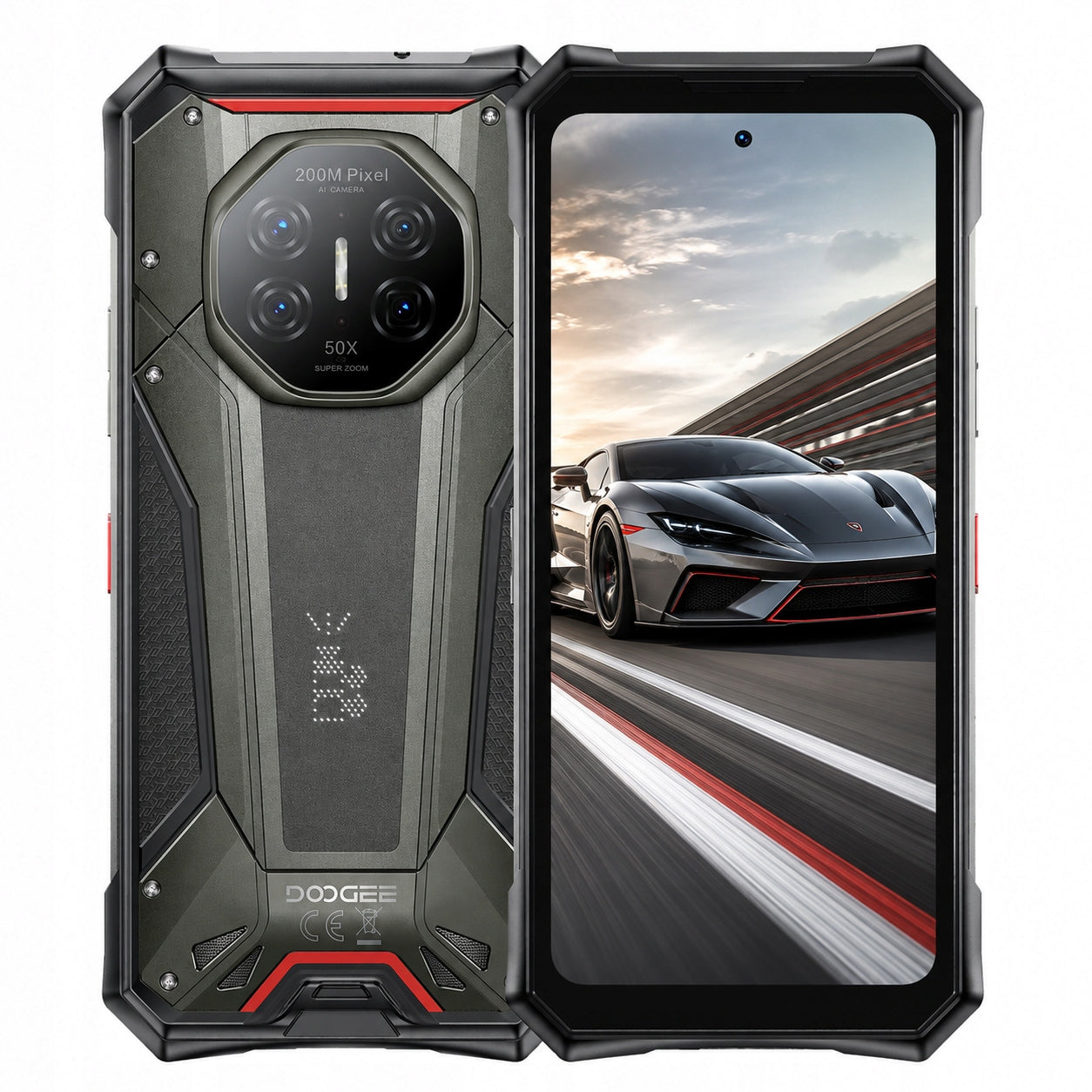 Smartphone DOOGEE S300 PRO 16 GB / 512 GB 5G grey